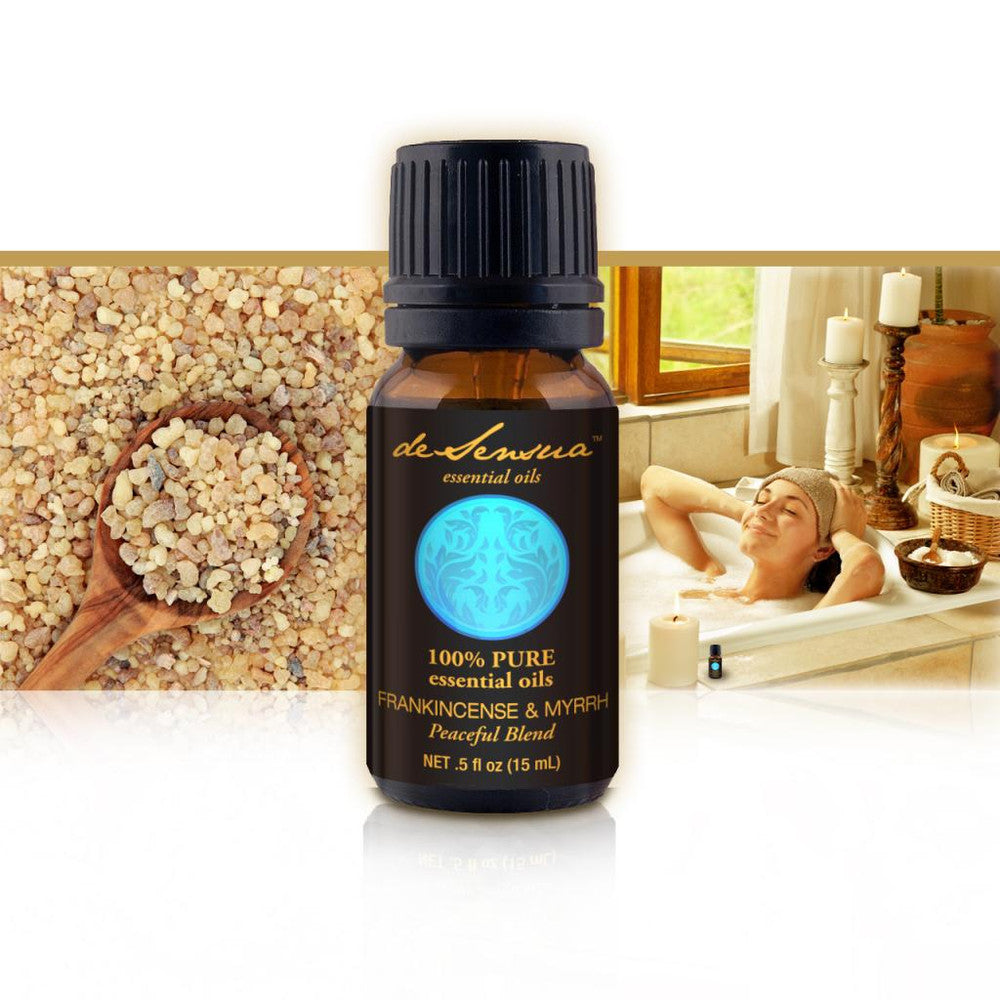 Frankincense &amp; Myrrh Pure Essential Oil Blend - Calm &amp; Meditation