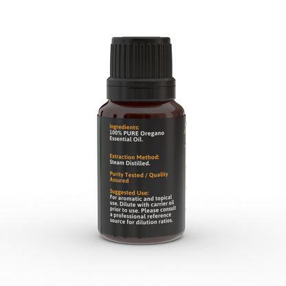 Pure Oregano Essential Oil - Sore Throat and Sinus relief - deSensua