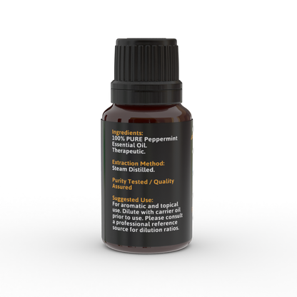 Pure Peppermint Essential Oil for Indigestion and Nausea - deSensua