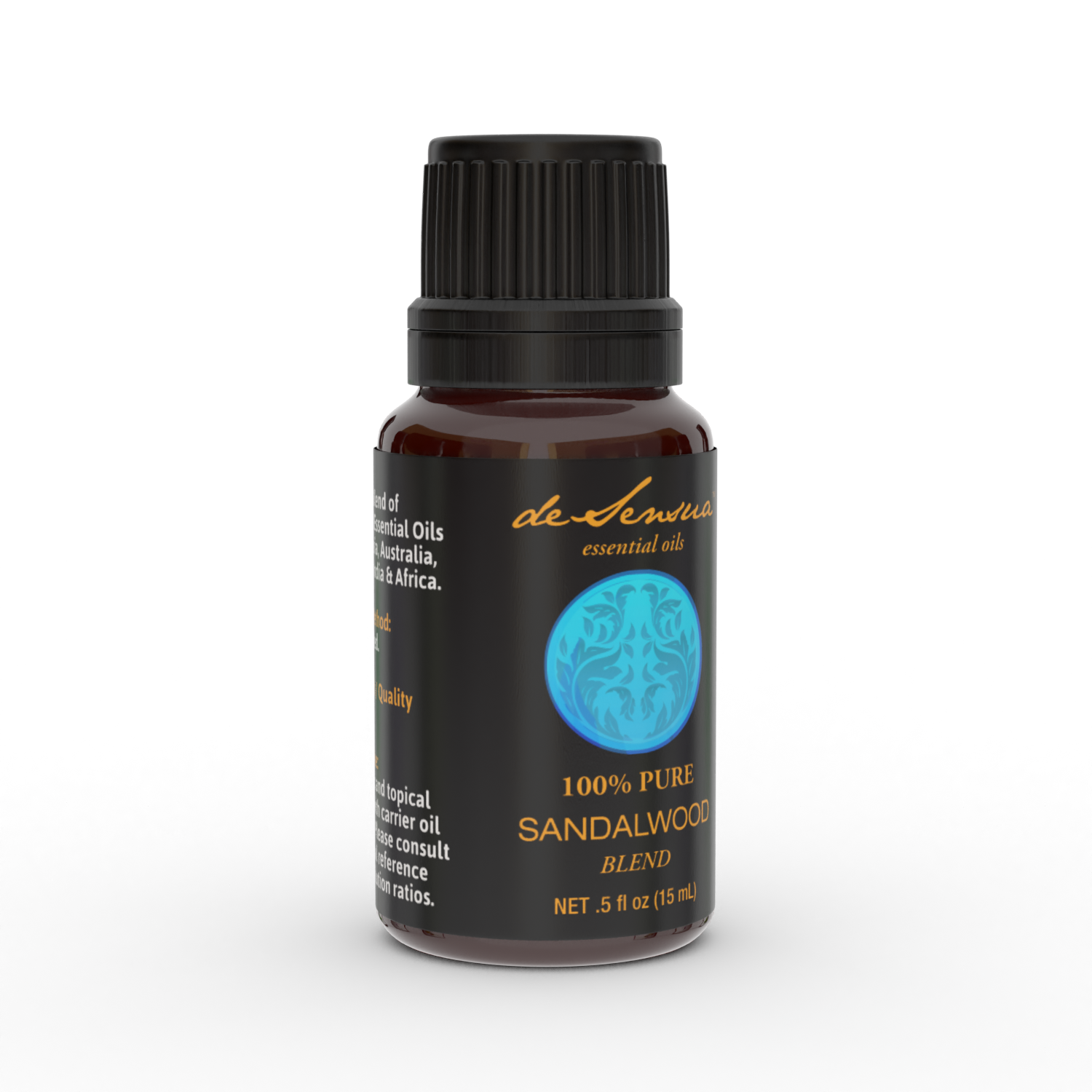 Pure Sandalwood Essential Oil for Sleep, Calm, Libido - deSensua